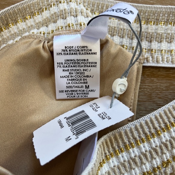 Peixoto Zoni Bikini Top & Bottom Golden Hour Size M - Picture 8 of 12